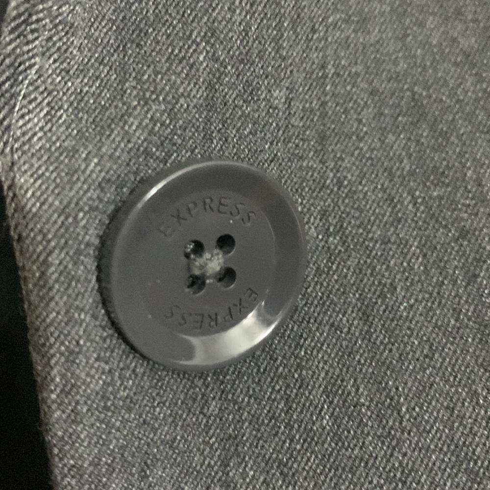 Express Editor One Button Lined Blazer - image 4